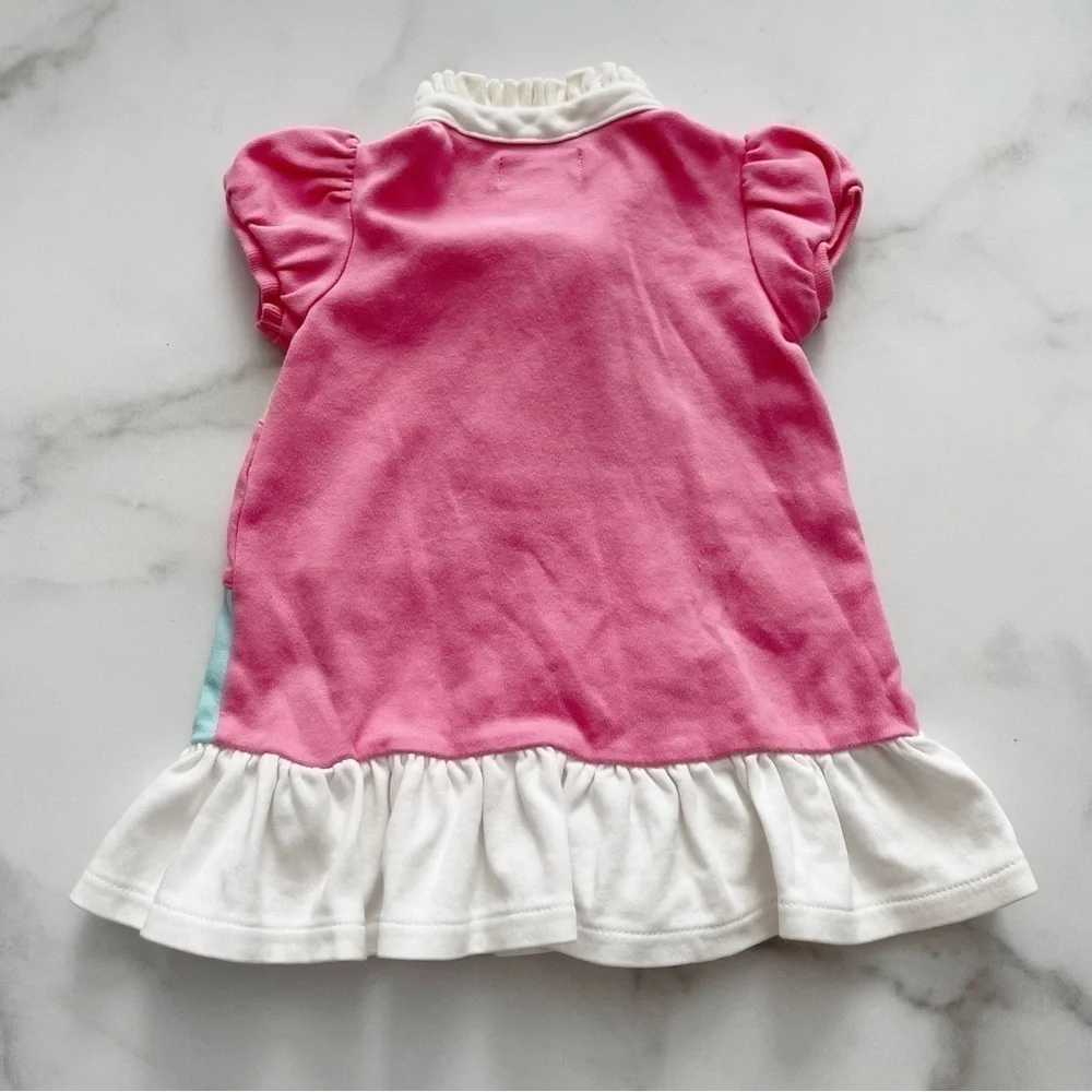 Ralph Lauren Girls Patchwork Polo Dress Size 6 months